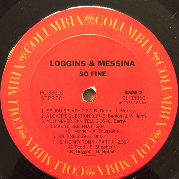 Loggins & Messina - “So Fine” Vinyl LP - Picture 5 of 5